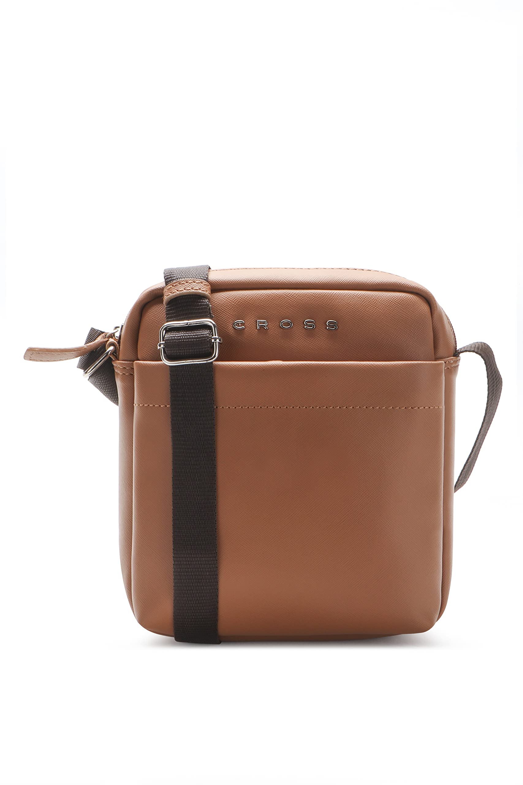 Unisex Sling Bag | Slim Cross Body Multipurpose Hand Bag | Sling Bag For Both Men & Women | Best for Office, Cash, Business Collection, Travelling - Tan