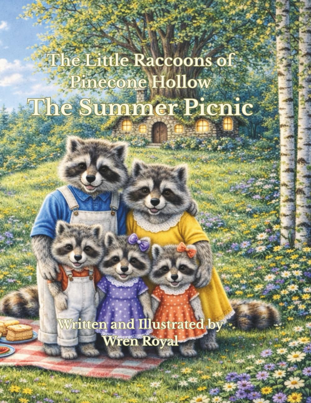 The Little Raccoons of Pinecone Hollow: The Summer Picnic