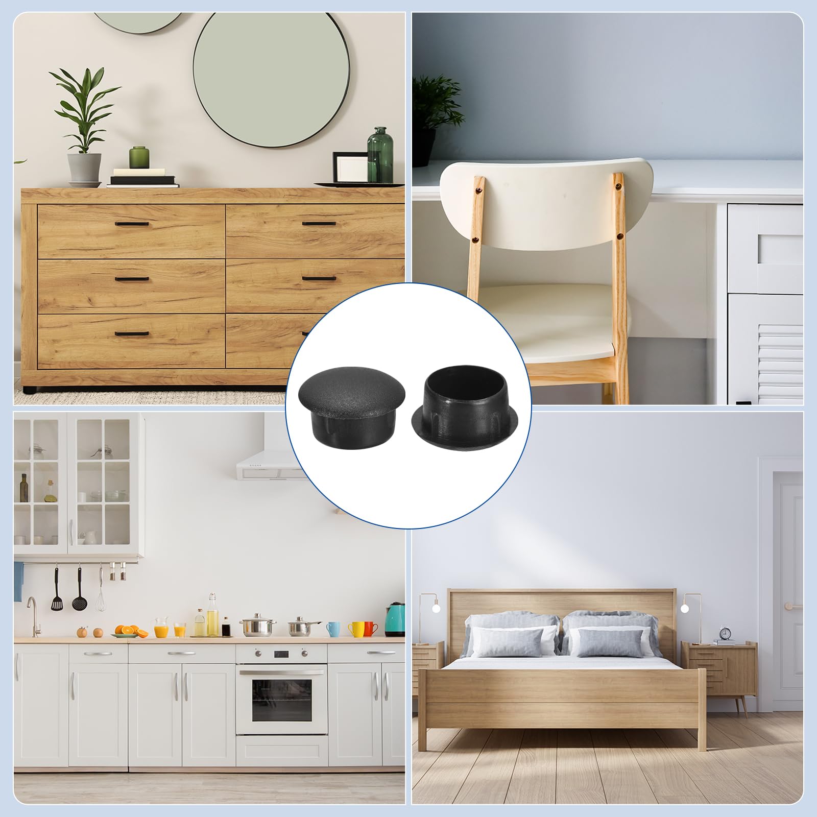 QUARKZMAN 150Pcs Bouchons De Trous De Vis, Ca-psuless En | FindTheDeal