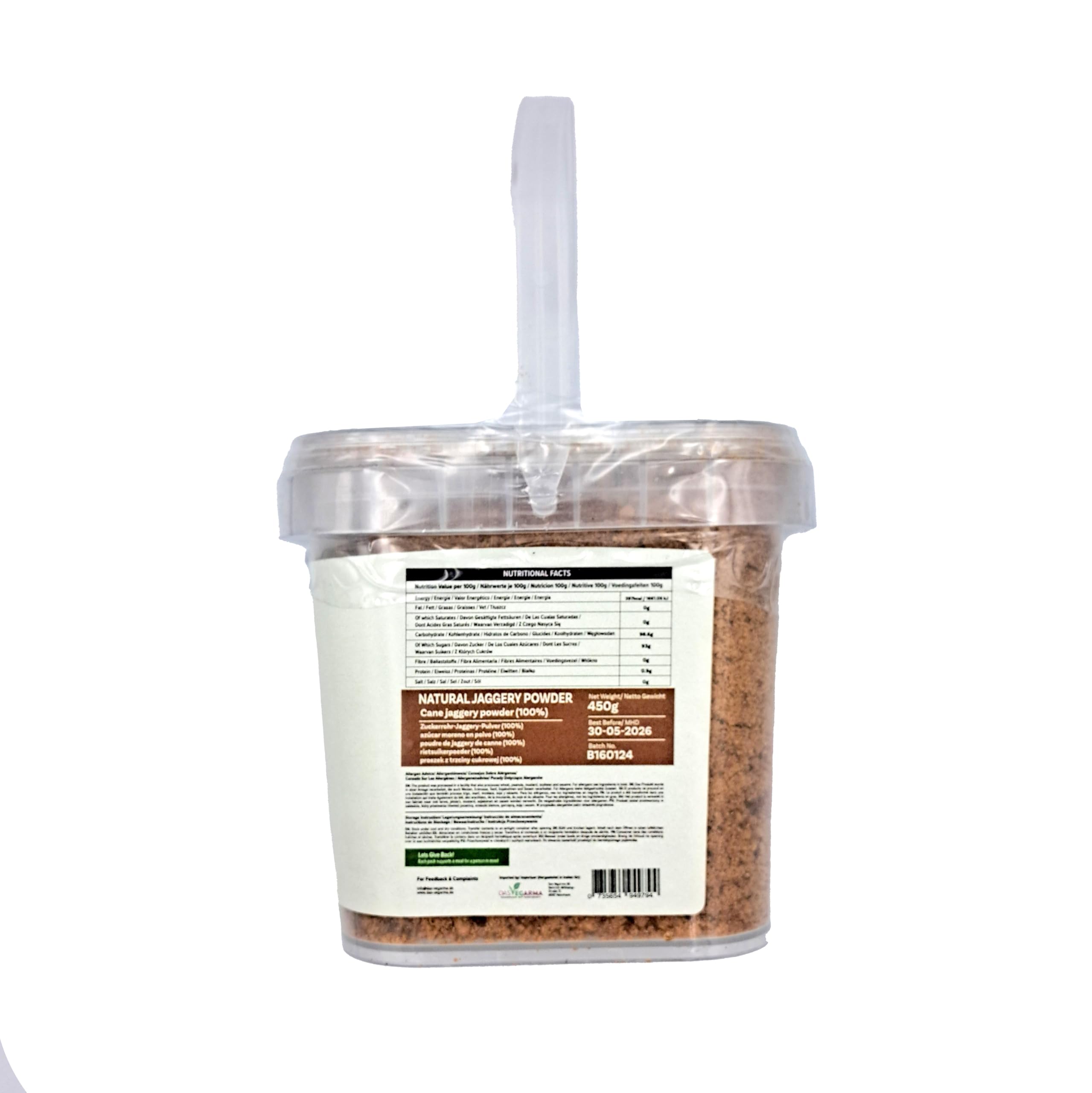 Ethnic Aahar Natural Jaggery (Pulver, 450 g)