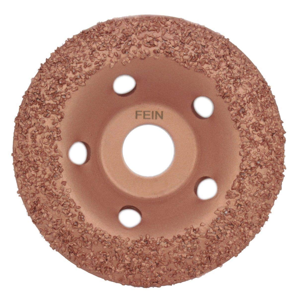 Weischer® - Hartmetall-Schleifscheibe 125 x 22,23 mm | Körnung mittel | HM Schleifteller Schleiftopf Frässcheibe Topfschleifer | für Estrich, Beton, Stein, Mauerwerk, Fliesenkleber, Farbe