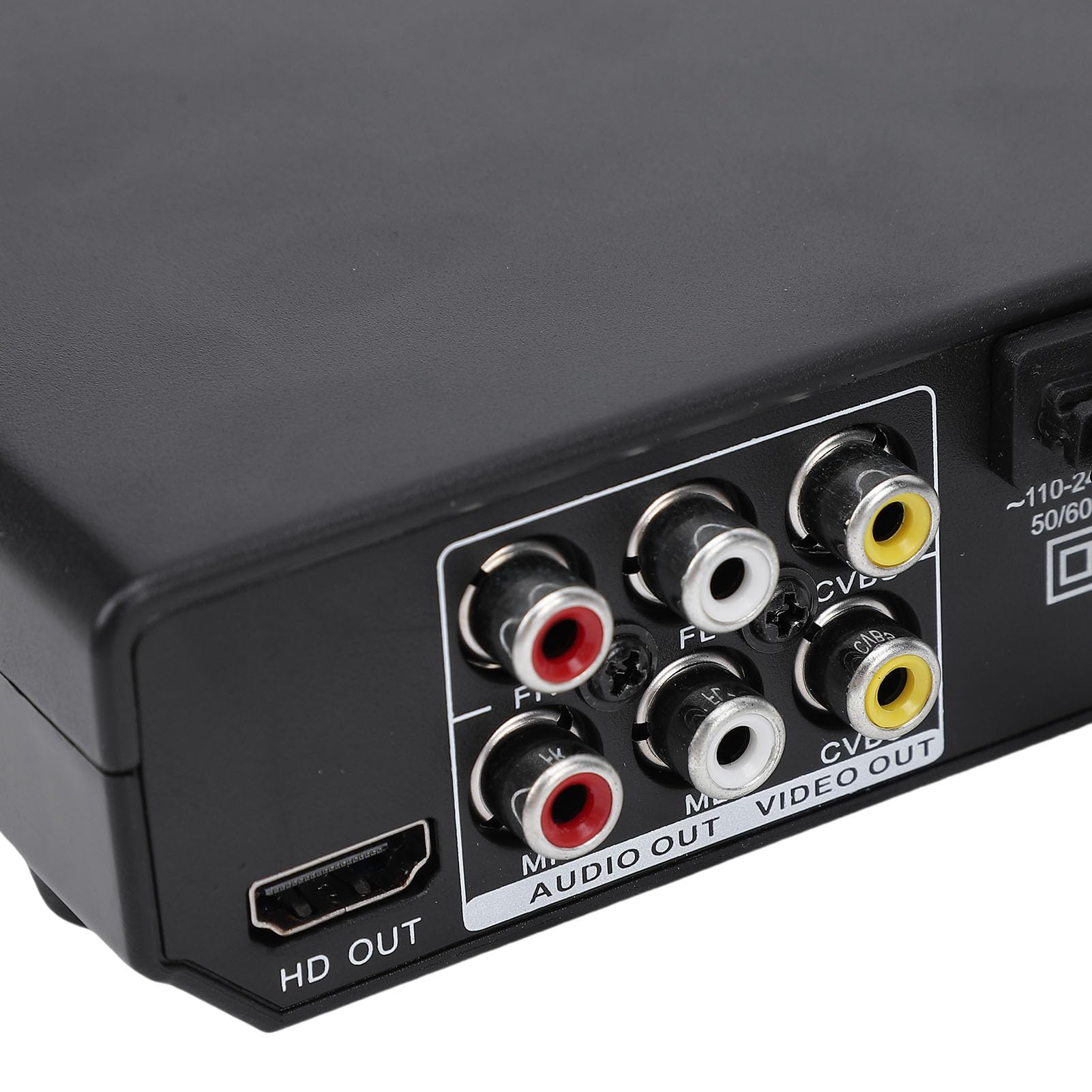 GOWENIC Odtwarzacz DVD, jakość Obrazu 1080P HD, Pliki na Pendrive'ie USB, z Pilotem i Mikrofonem, do Telewizora z Wejściem USB 6,5 Mm i Odtwarzaniem Plików MP3 (wtyczka UE)