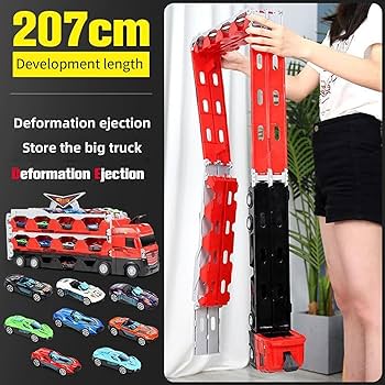 Amazon.co.jp: トランスポーターおもちゃトラック | 子供用巨大変身