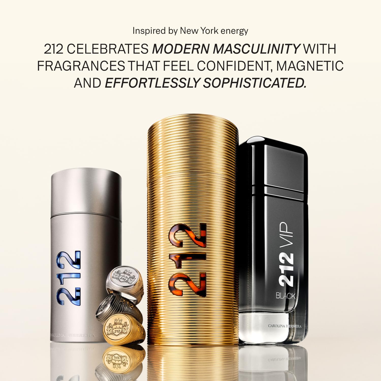Amazon.com : Carolina Herrera 212 VIP Black Men Eau de Parfum