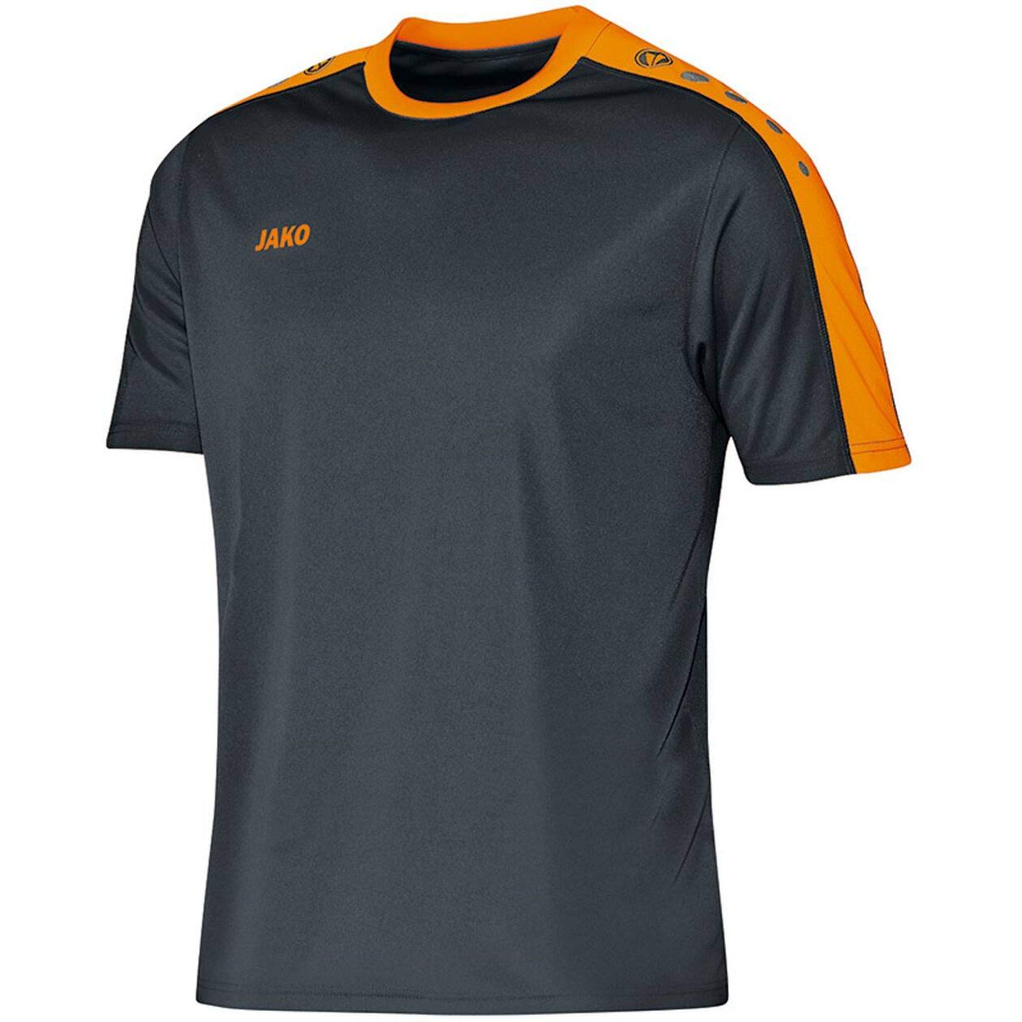 JAKO Men's Jersey Striker KA Multi-Coloured Anthrazit/Neonorange Size:164 (EU)(164)