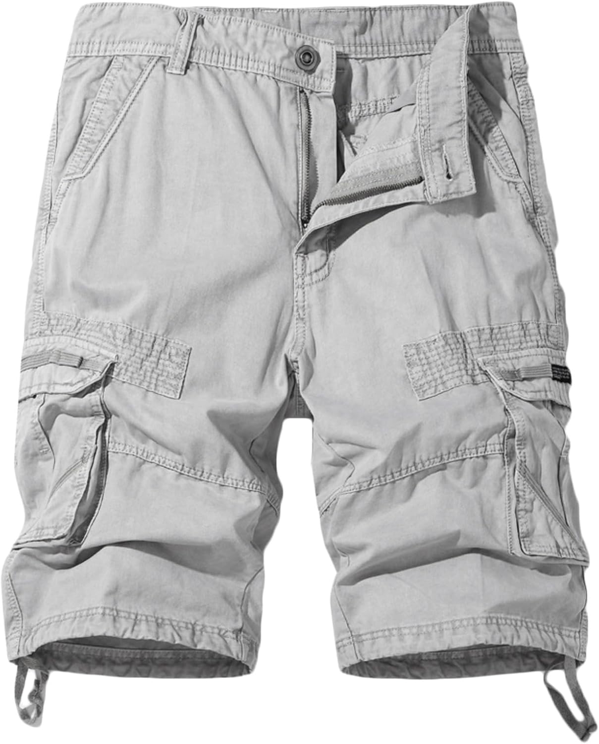 Men's Cotton Twill Cargo Shorts Classic Relaxed Fit Big & Tall Sizes Short Pants Casual Hiking Workout Tactical Shorts