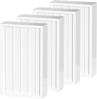 F1 Replacement Filter Compatible with 3M Filtrete F1 Air Purifier C01 T02 FAP-C01-F1 & FAP-T02-F1, True HEPA Filter Replacement, 4-Pack