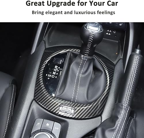Miniatura 5 de Adhesivo para marco de cambio de marcha interior de automóvil para Mazda MX-5 ND 2015-2023 Cubierta de panel de consola central, accesorios