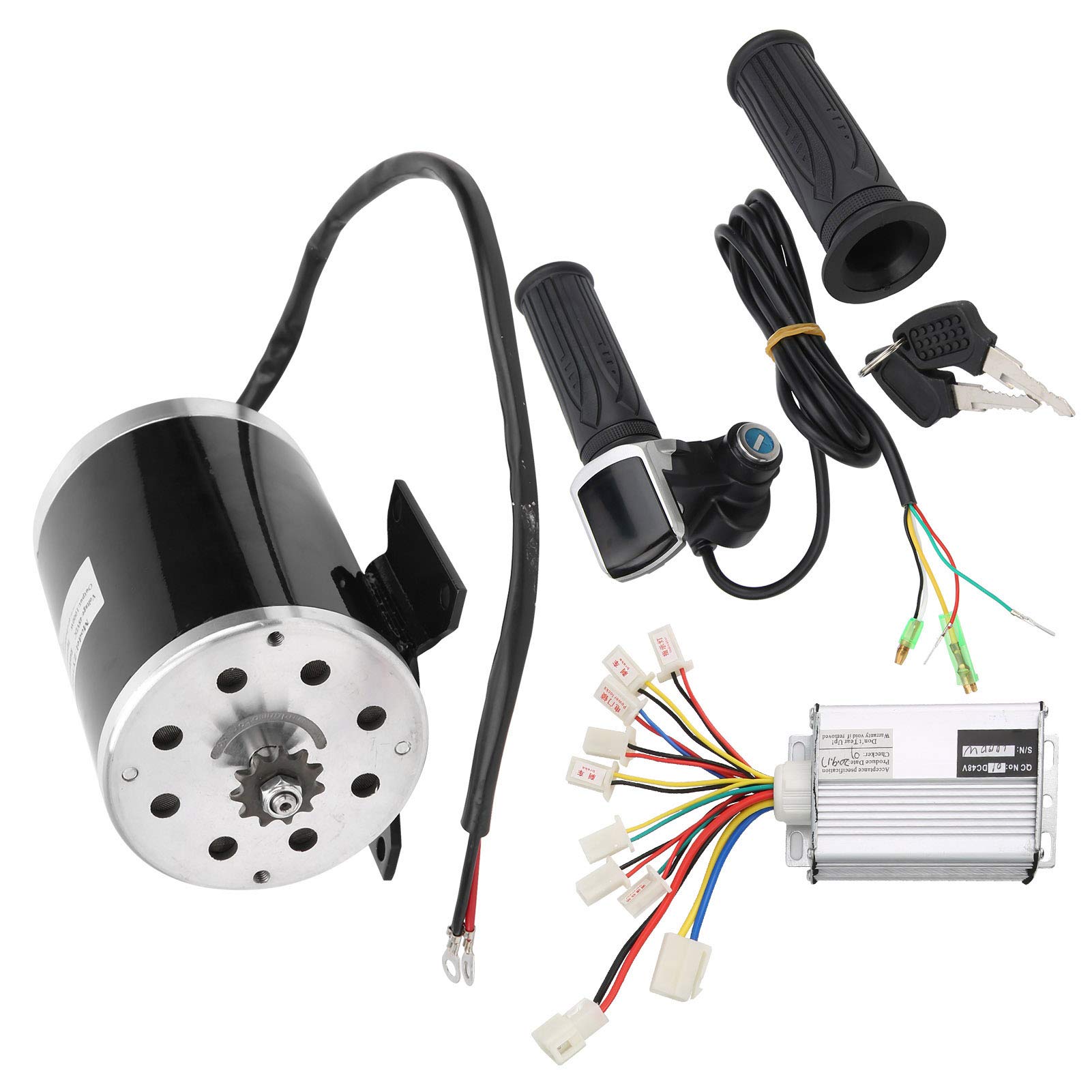 DIY Electric Bicycle 48V 1000W Motor High Power Accessory Set for Electric Scooter Suitable for Electri DIY Electric Bicycle SetElectric Bicycle Motor Conversion KitDIY 1000W