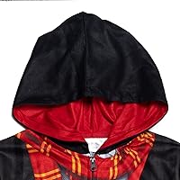 Vista 5 de Harry Potter Gryffindor - Disfraz de forro polar con cremallera para niño grande