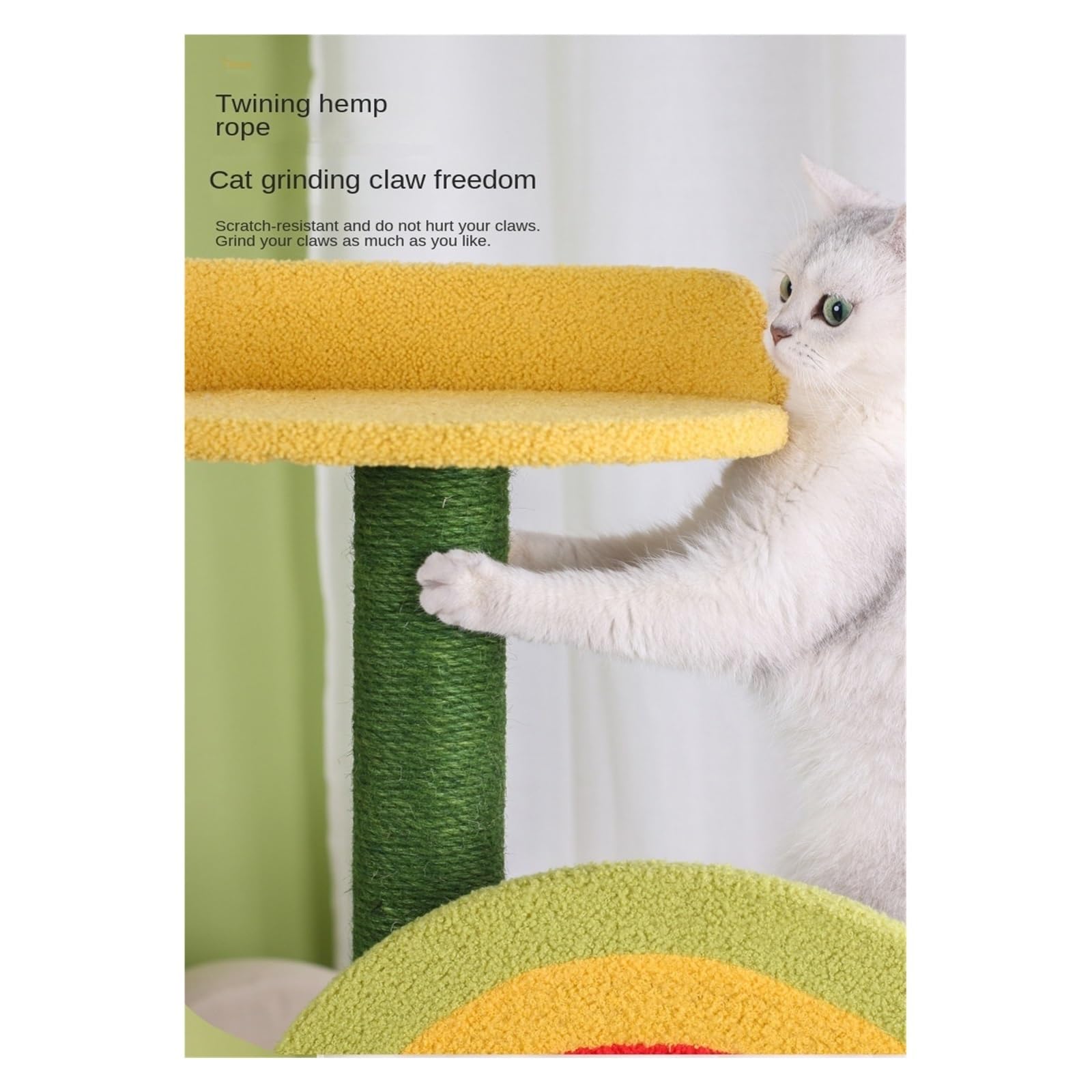 Marco De Escalada For Gatos, Arena For, Árbol For, Un Rascador For Sisal, Suministros For La Familia Varios, Juguetes Estable