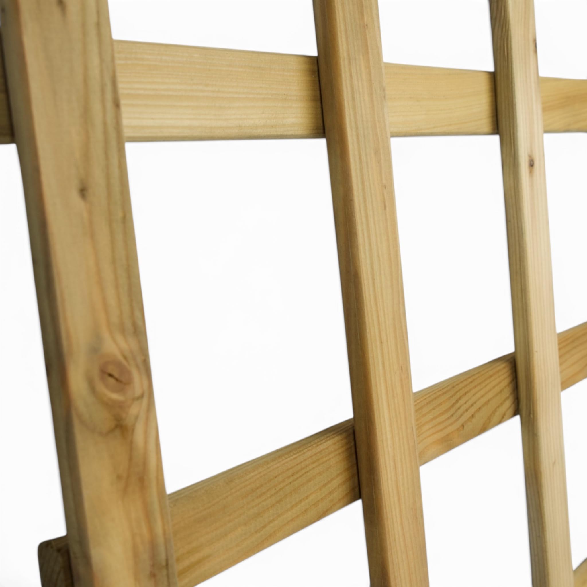 Rankgitter Holz 60x180 cm – KDI imprägniert – Rankhilfe für Kletterpflanzen, Rosen & Clematis – wetterfestes Holzgitter für Garten, Terrasse, Sichtschutz & Hauswand – Modell Schonberg (1)