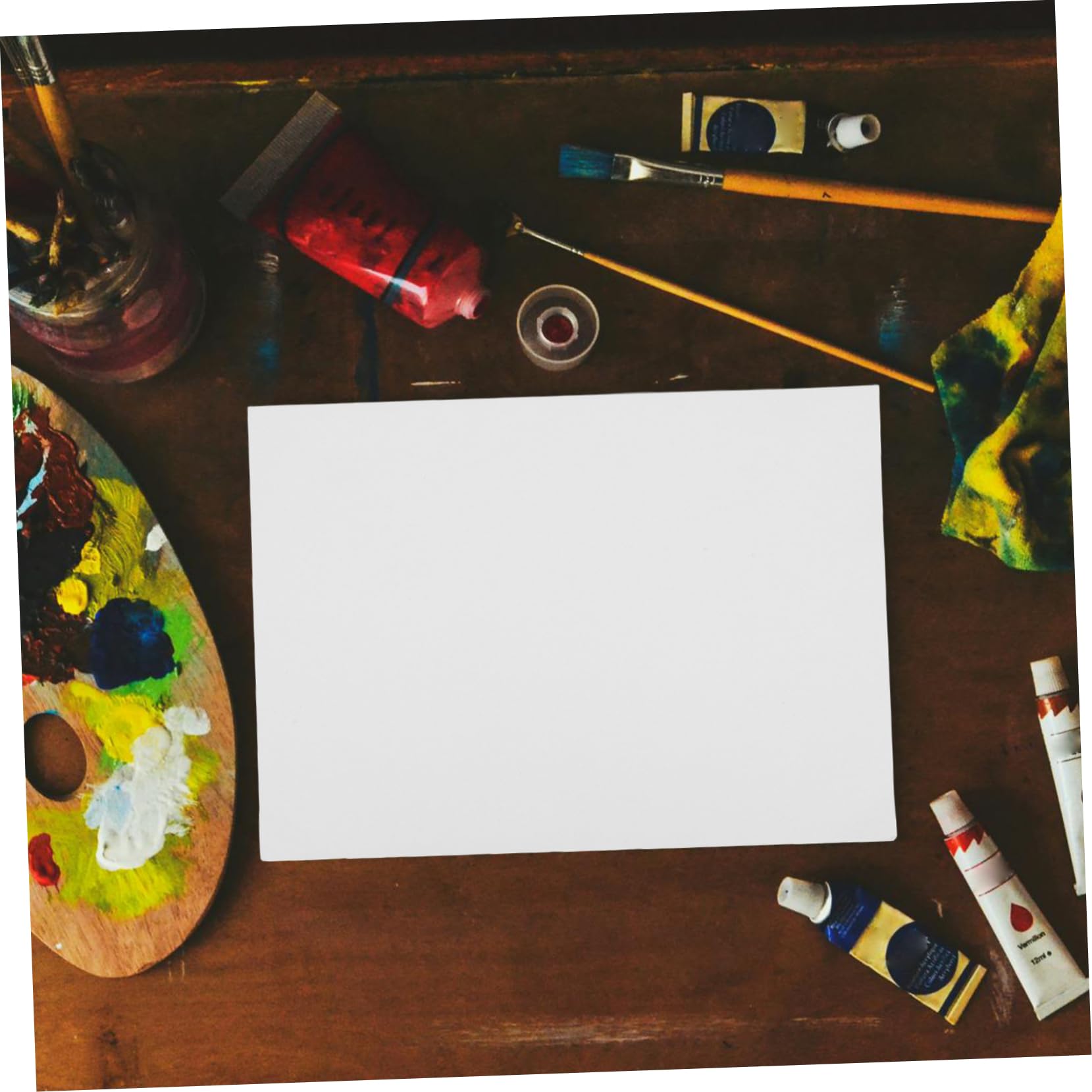 Papel de Dibujo 100 Hojas Blanco para Niños y Estudiantes