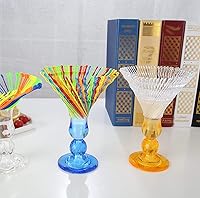 Vista 10 de Comicfs 300pcs Disposable Plastic Fruit Forks, 4" Bistro Cocktail Forks Tasting Appetizer Fork Set Toothpick Portable Salad Mini Cake Fork