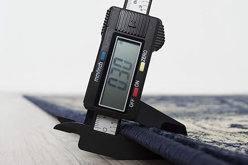 Miniatura 9 de Allstar - Alfombra decorativa moderna de 5 x 7, color azul medianoche (7' 0" x 4' 11")