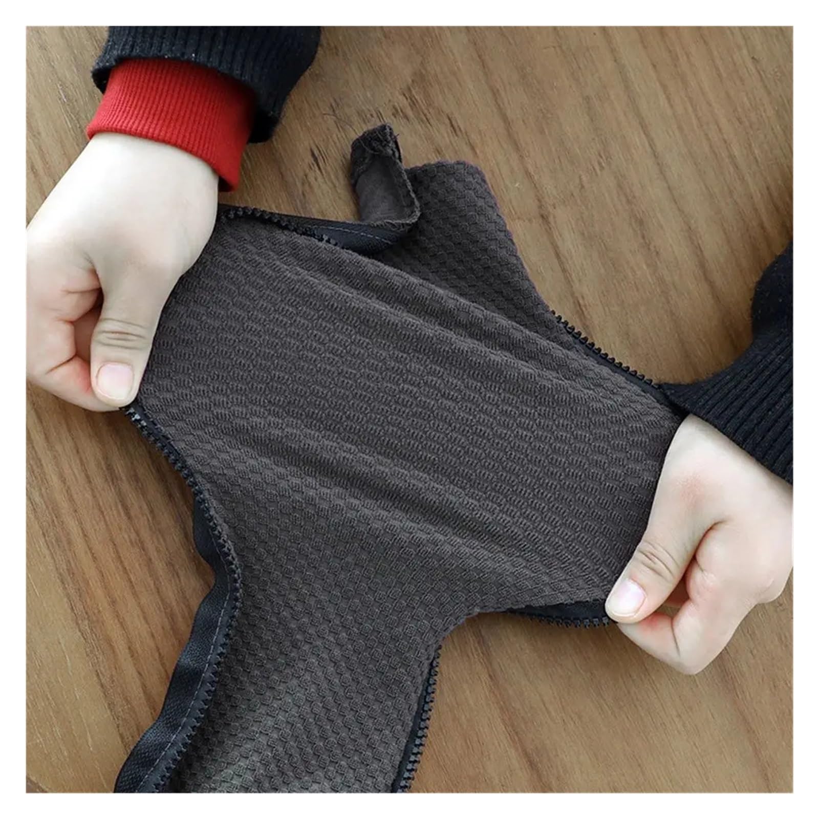 Copri-braccioli in Spandex per Ufficio, Coprigomiti o braccioli for Sedia in Spandex con Cerniera, 4 Pezzi, Multicolore(Schwarz)