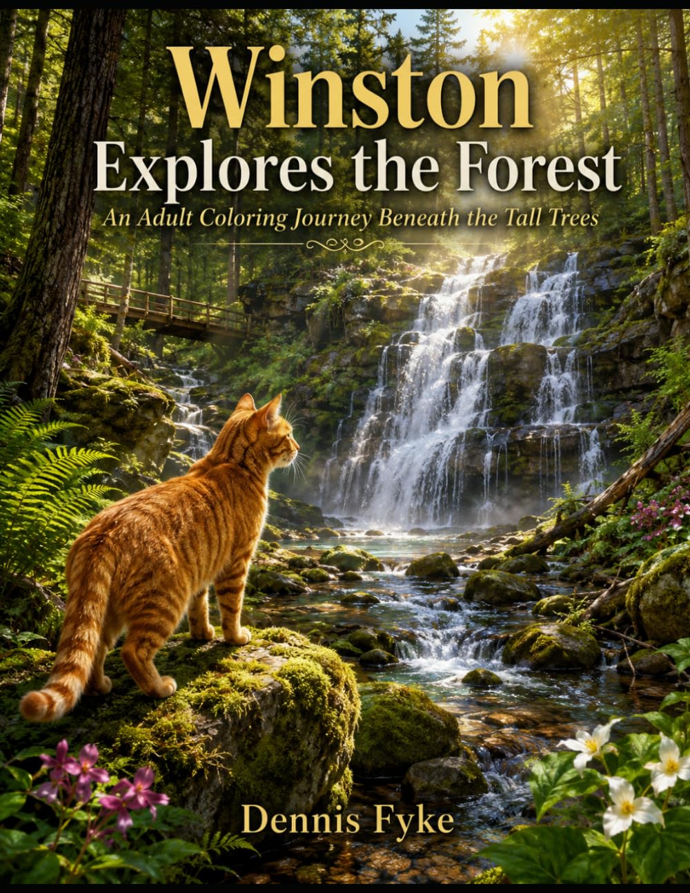 Winston Explores the Forest: An Adult Coloring Journey Beneath the Tall Trees (The Winston Adventures Coloring Book Series)