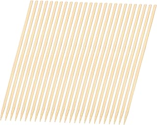 Yardwe 200 Pçs Palitos De Dente Planos Kebab Assar Varas De Bambu Varas De Chocolate Cachorro-Quente Espetos De Carne Churrasco Ao Ar Livre Comida Churrasco Espetos De Churrasco