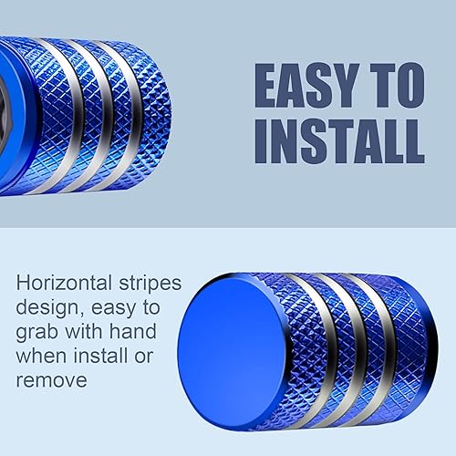 Miniatura 4 de Cubierta de tapón de válvula para neumático Paquete de 5 tapas de aire de metal, forro de plástico, resiste la corrosión, contra fugas, para auto