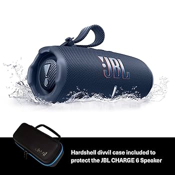 Amazon.com: JBL Charge 6 (Blue) + Bundle with divvi