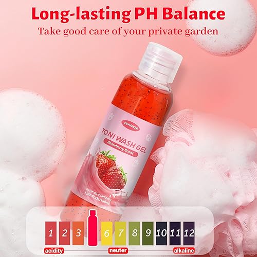 Miniatura 5 de Yoni Wash - 2 unidades de lavado femenino natural para mujer, equilibrio de ph, lavado vaginal Yoni para hidratación íntima, desodorante para