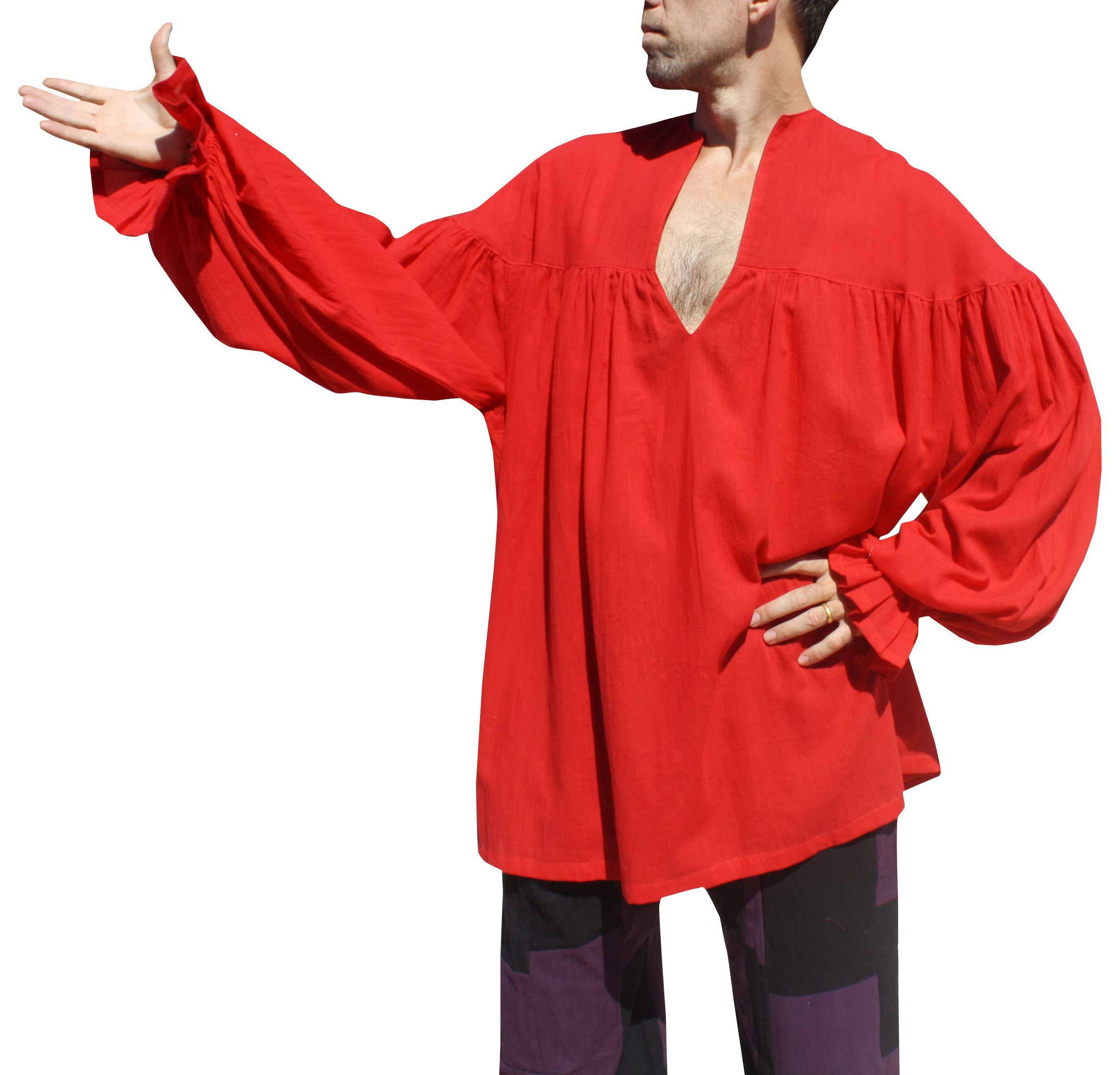 Svenine Courtesans Shirt Medieval Renaissance Pirate Rogue Costume Cosplay Top