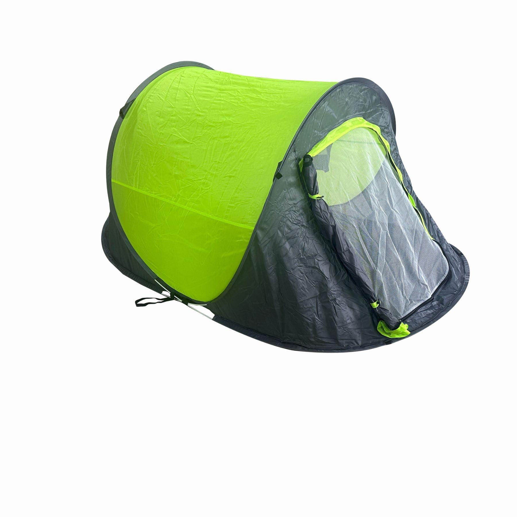 Pop Up Wurfzelt für 2 Personen blau grün Outdoor Campingzelt Trekking Festival