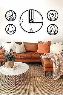 4 Elements Metal Wall Art Collection of SoftArt, Metal Wall Art, Metal Wall Decor, Metal Wall Art Bedroom, Metal Wall Art Living Room (4 Elements Only)
