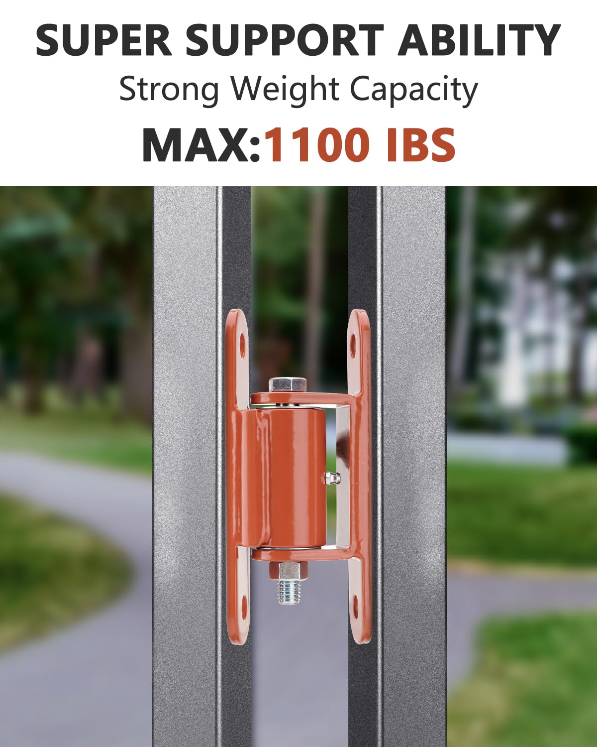 SPARKWHIZ Bisagra de puerta resistente, bisagra de perno de 7 pulgadas, bisagras soldables para puerta, paquete de 2