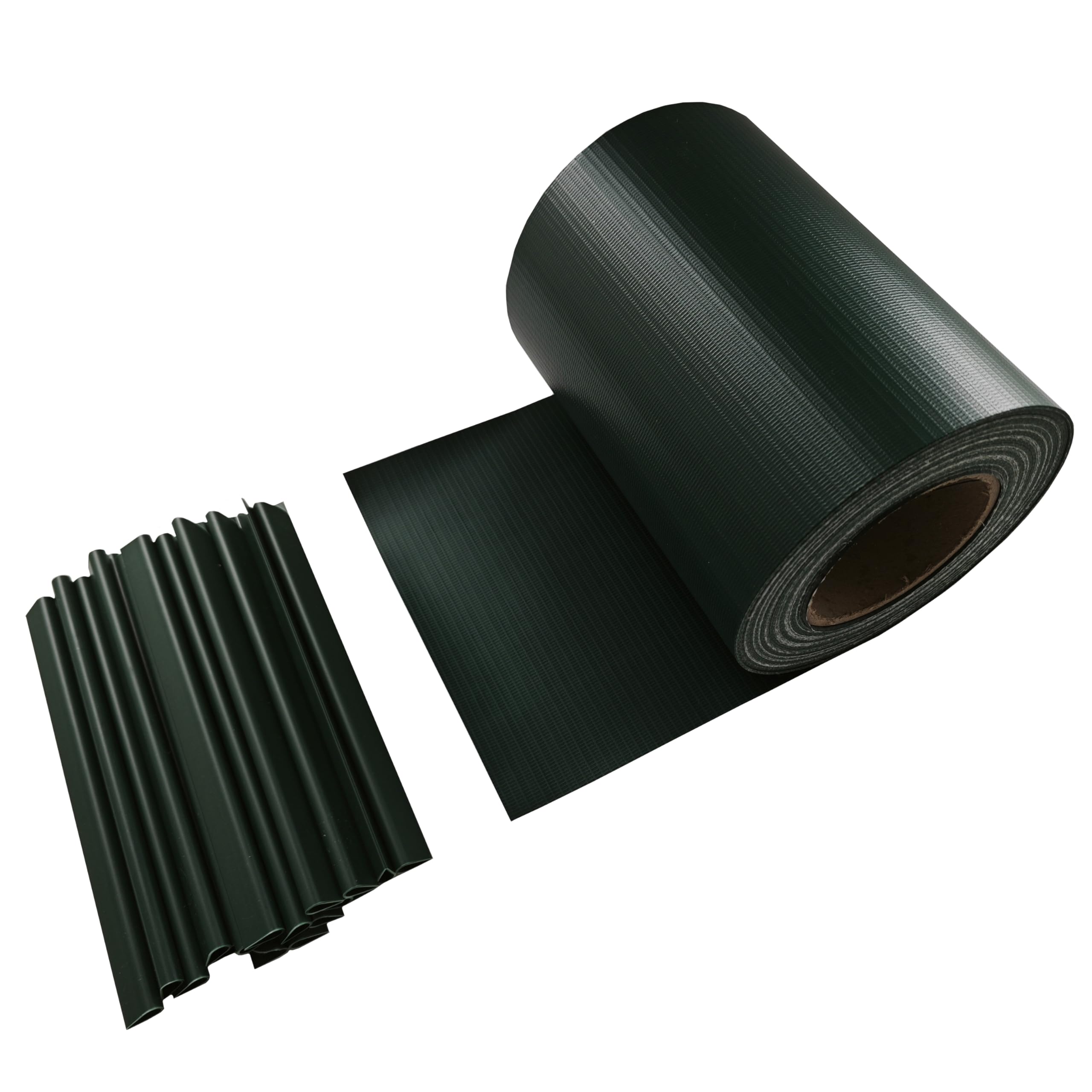 Frangivista Per Balcone E Giardino In Pvc 19X3500Cm Verde - 4