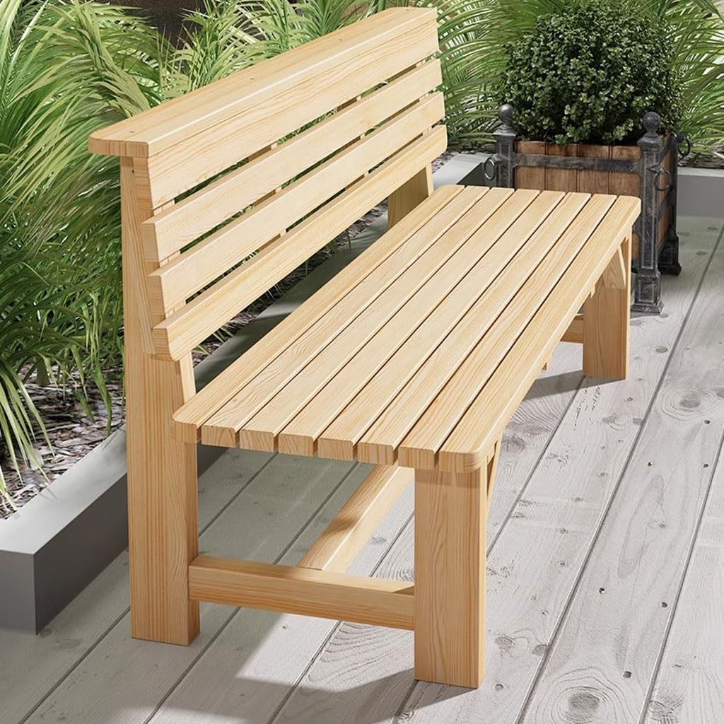 Set tavolo e sedie per balcone, sala da pranzo e soggiorno, colore naturale