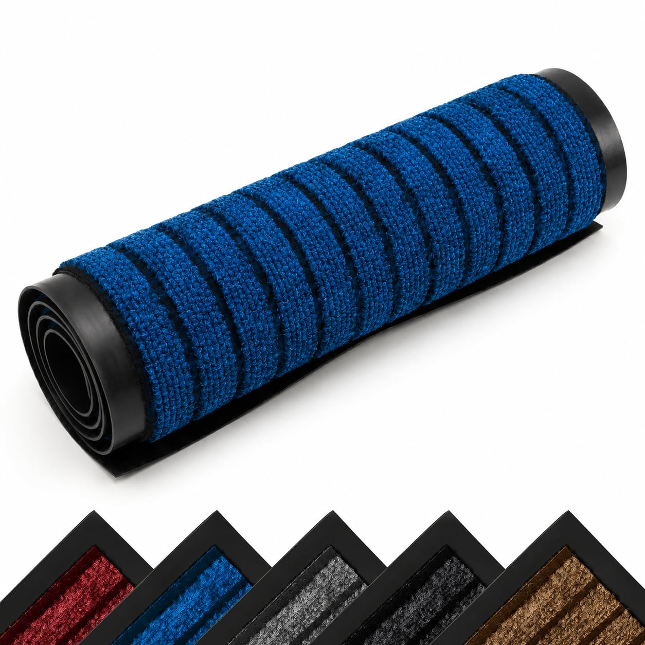 Imperial Rooms Navy Door Mat Non Slip – Rubber mat 40x60cm Machine Washable Door Matts indoor Dirt Trapper Super Absorbent Door Mats Outdoor — image 1