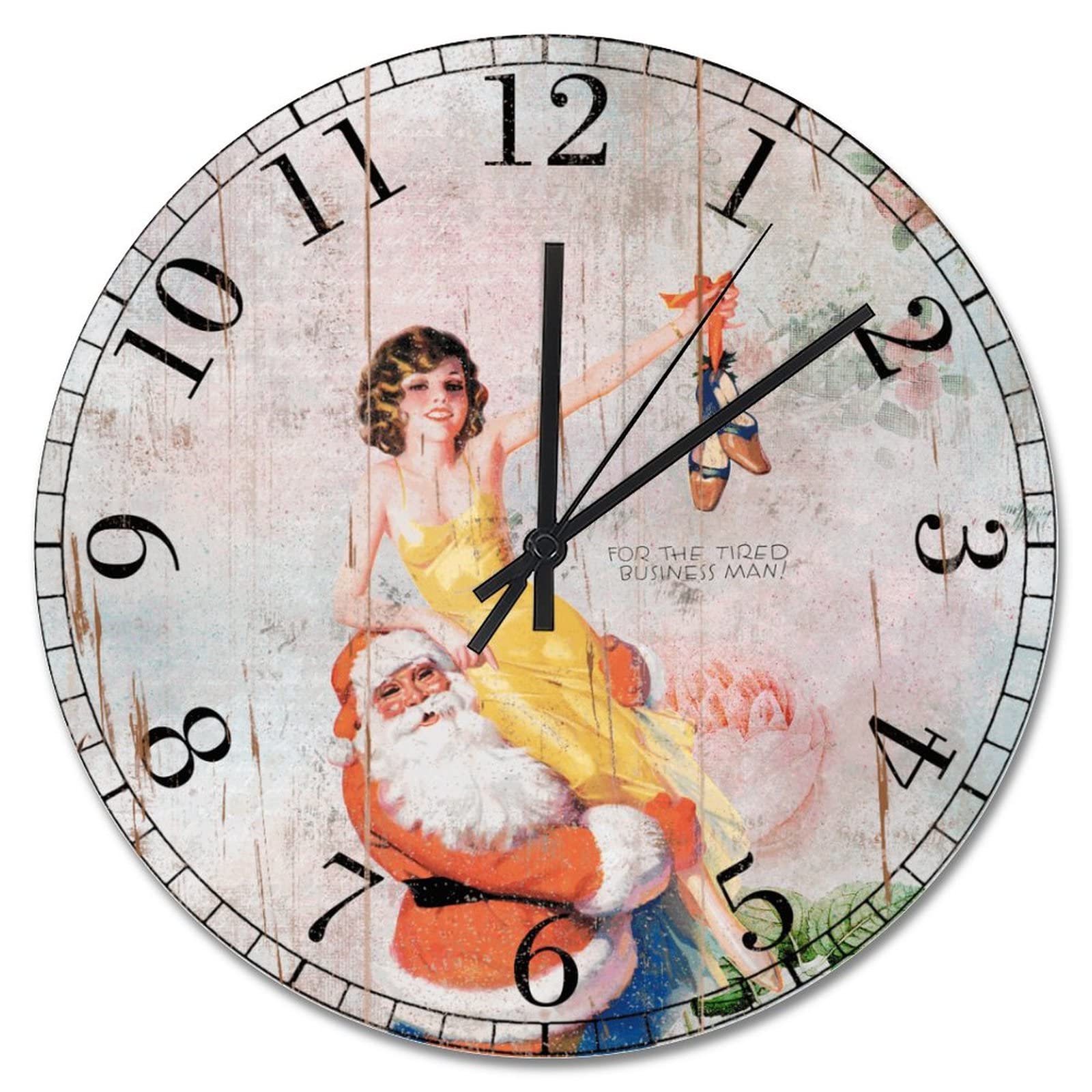 Horloge décoration murale rustique pour briser la monotonie