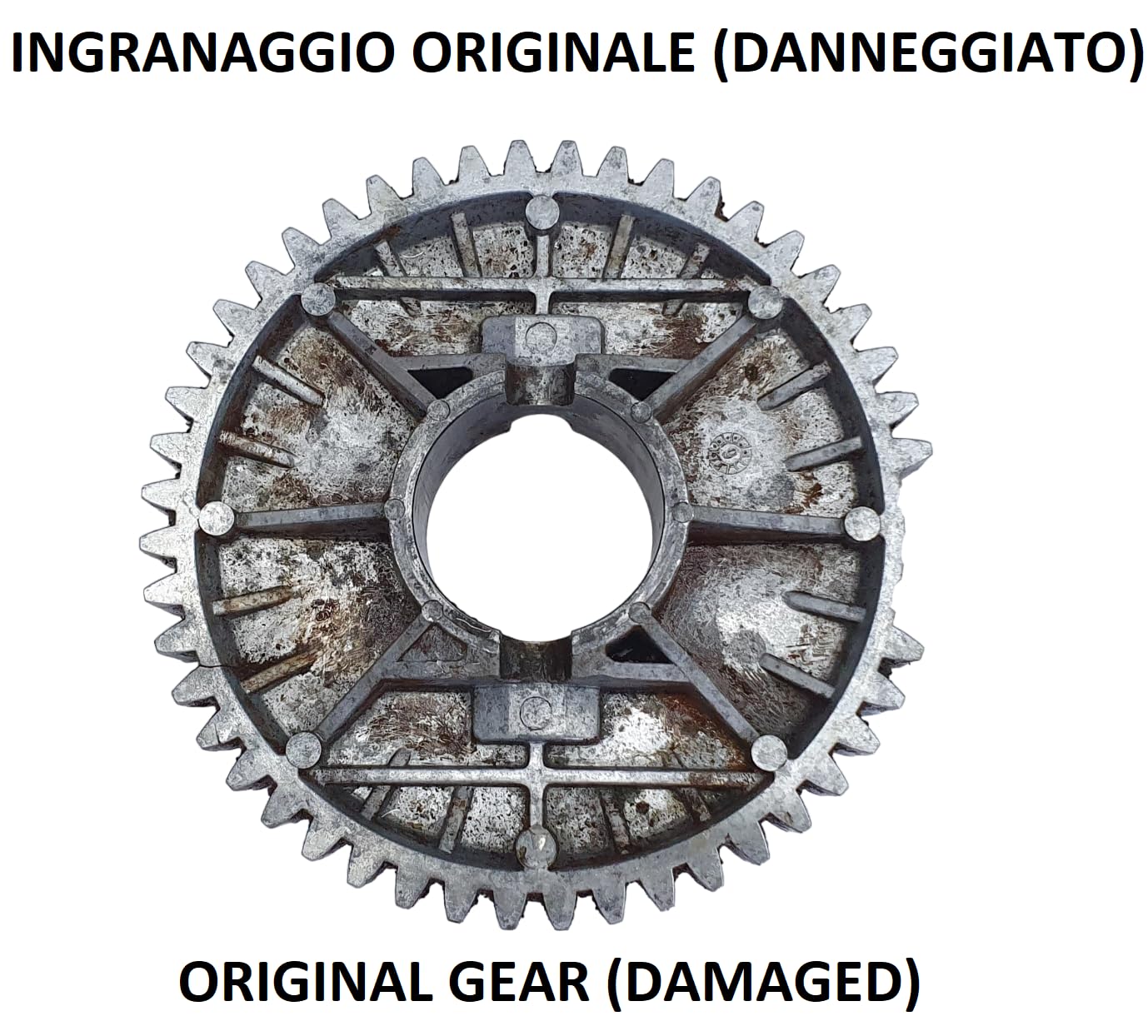 Ingranaggio in nylon per cancello battente ad ante compatibile con CAME FROG-A