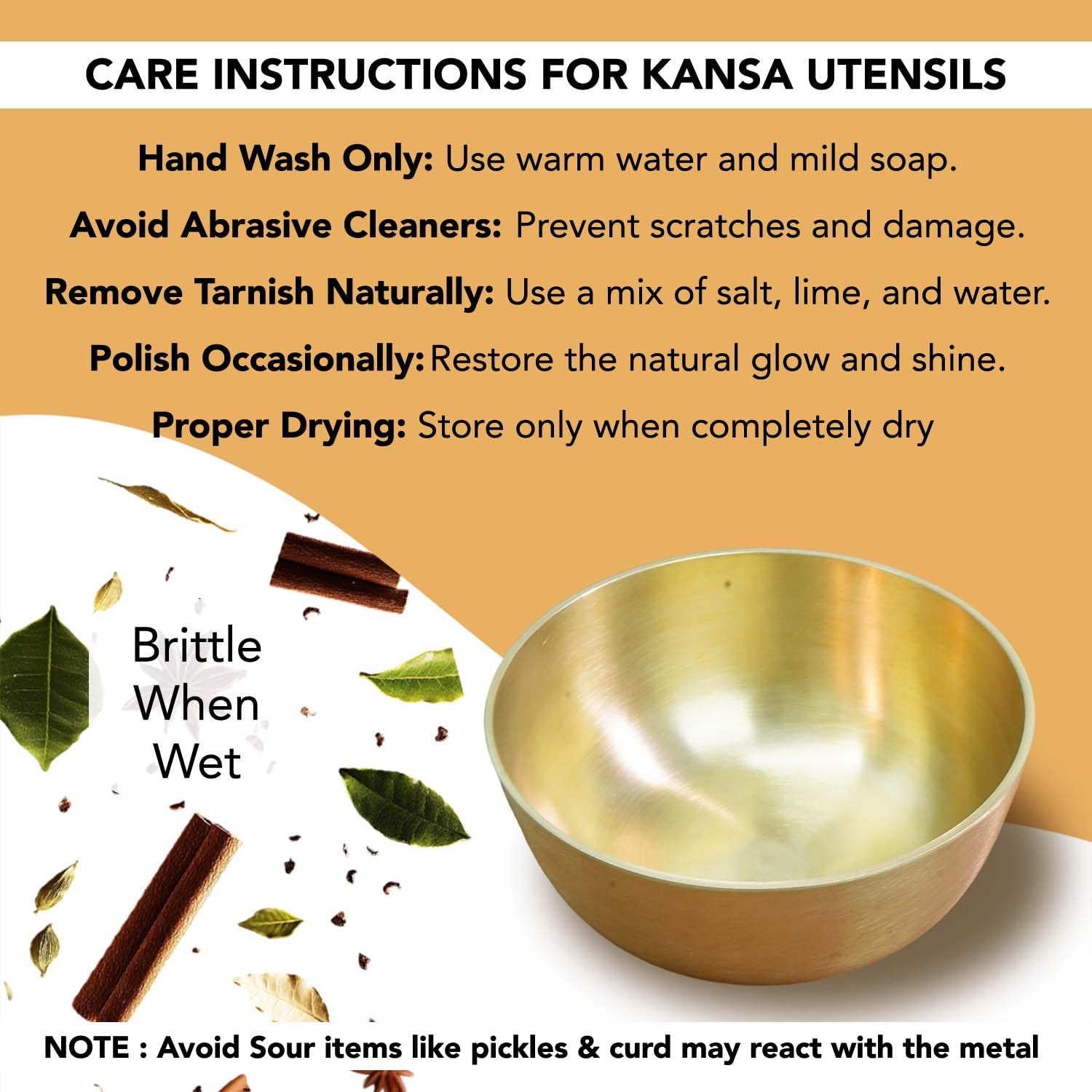 Ekhasa Kansa Bowl - Pure Bronze for Wellness -5