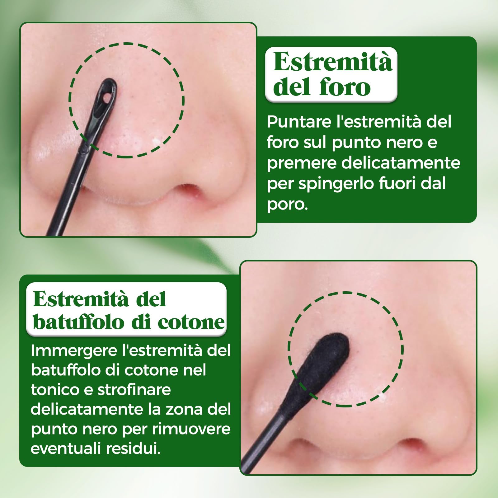 Punti Neri Rimozione, 80pcs Carbone Cerotti Togli Punti Neri Naso per Una Pulizia Profonda, Liberando i Pori, Efficace e Delicata Nose Strips per Tutti i Tipi di Pelle