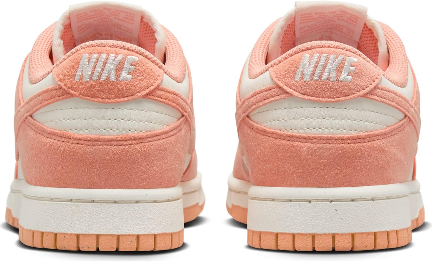 Nike Dunk Low Women's Shoes (HJ7673-003, Soft Pearl/White/Apricot Agate) - Image 3