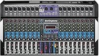 Berlingtone BR-16MX 16-Channel Bluetooth Studio Audio Mixer - 14 XLR Inputs, USB Recording, 48V Phantom Power, 24-Bit DSP Effects