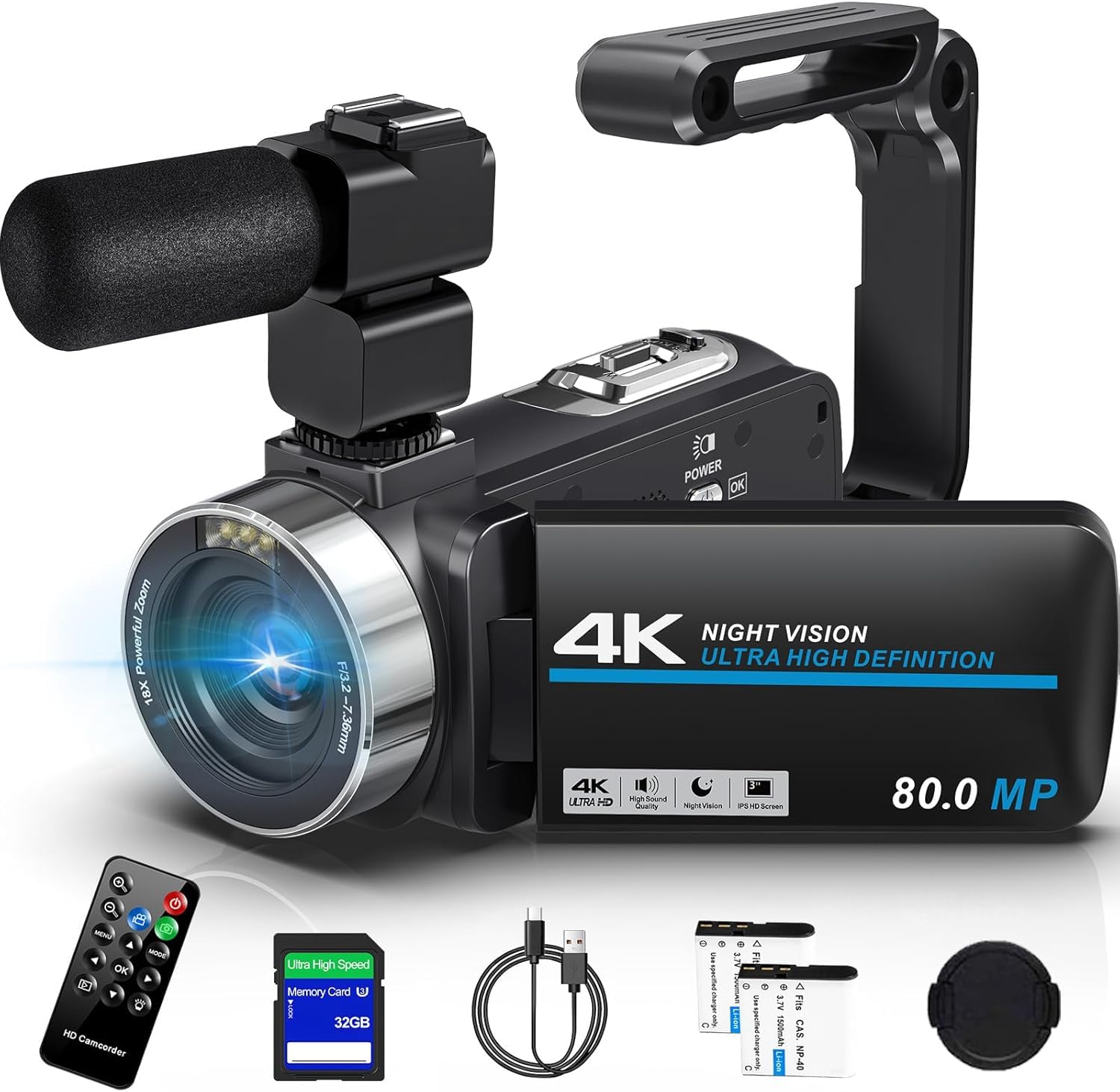 Fotocamera digale 20X 56MP Fotografica Schermo da 2,7 pollici 4K UHD Videocamera per bambini Rilevamento viso Messa a fuoco automatica Fotocamera autoscatto per bambini 44 Fotocamera digale 20X 56MP Fotografica Schermo da 2,7 pollici 4K UHD Videocamera per bambini Rilevamento viso Messa a fuoco automatica Fotocamera autoscatto per bambini 44
