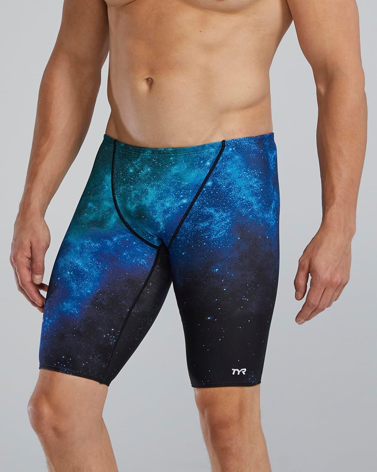 TYR Men's Durafast Elite Athletic Jammer Swimsuit