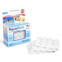 Vista 1 de Aqua Ears Tapones para los oídos moldeables suaves, 18 pares