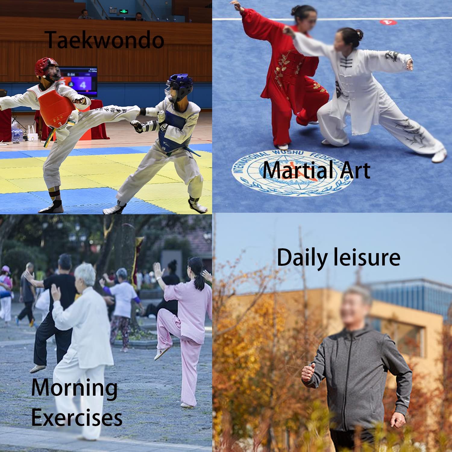 Scarpe Arti Marziali, Leggero Tai Chi Kung Fu Scarpe Comfortbale Taekwondo Scarpe da Ginnastica per Le Donne