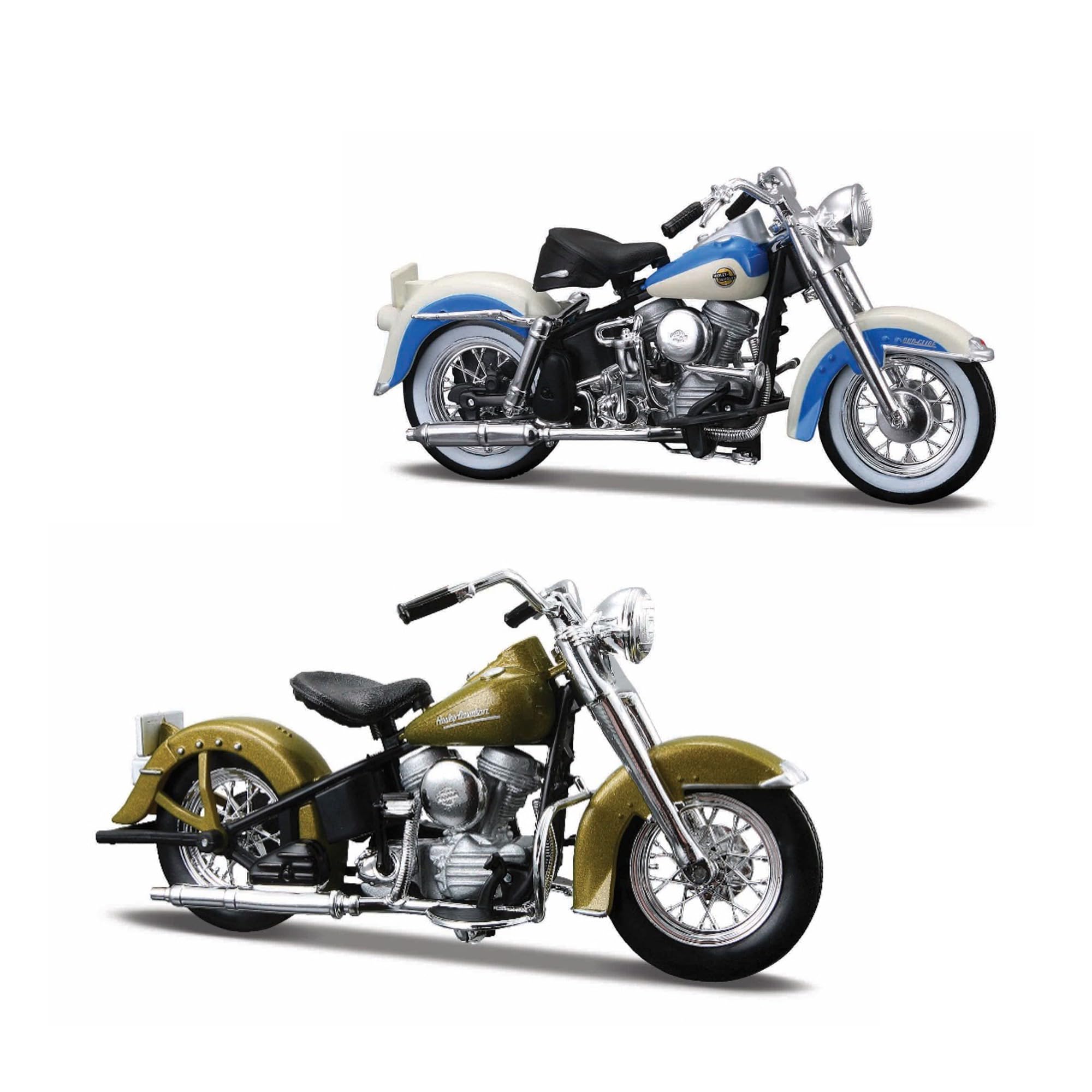 1:18 HARLEY DAVIDSON DECADE DUOS 50'S, Premium Quality Toy with Realistic Details, Safe for Kids Encourages Imaginative Play