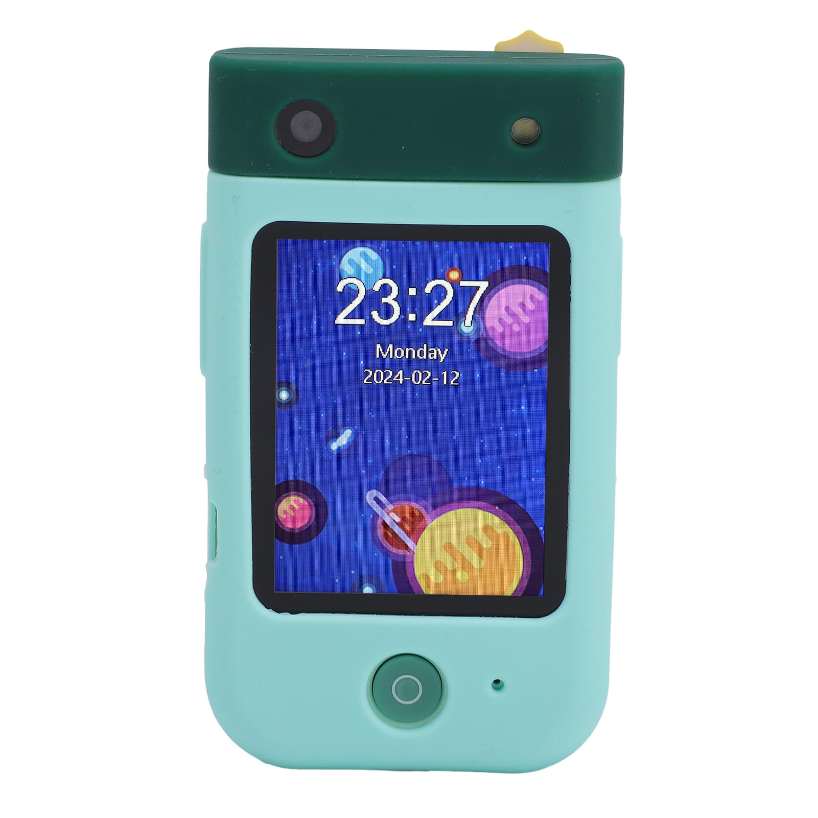 Cocoarm Giocattolo per Smartphone per Bambini Giocattolo per Telefono in ABS per Bambini con Touchscreen da 2,8 Pollici Fotocamera Flip 1080P Videogiochi Musicali per i più Piccoli Giochi per (verde