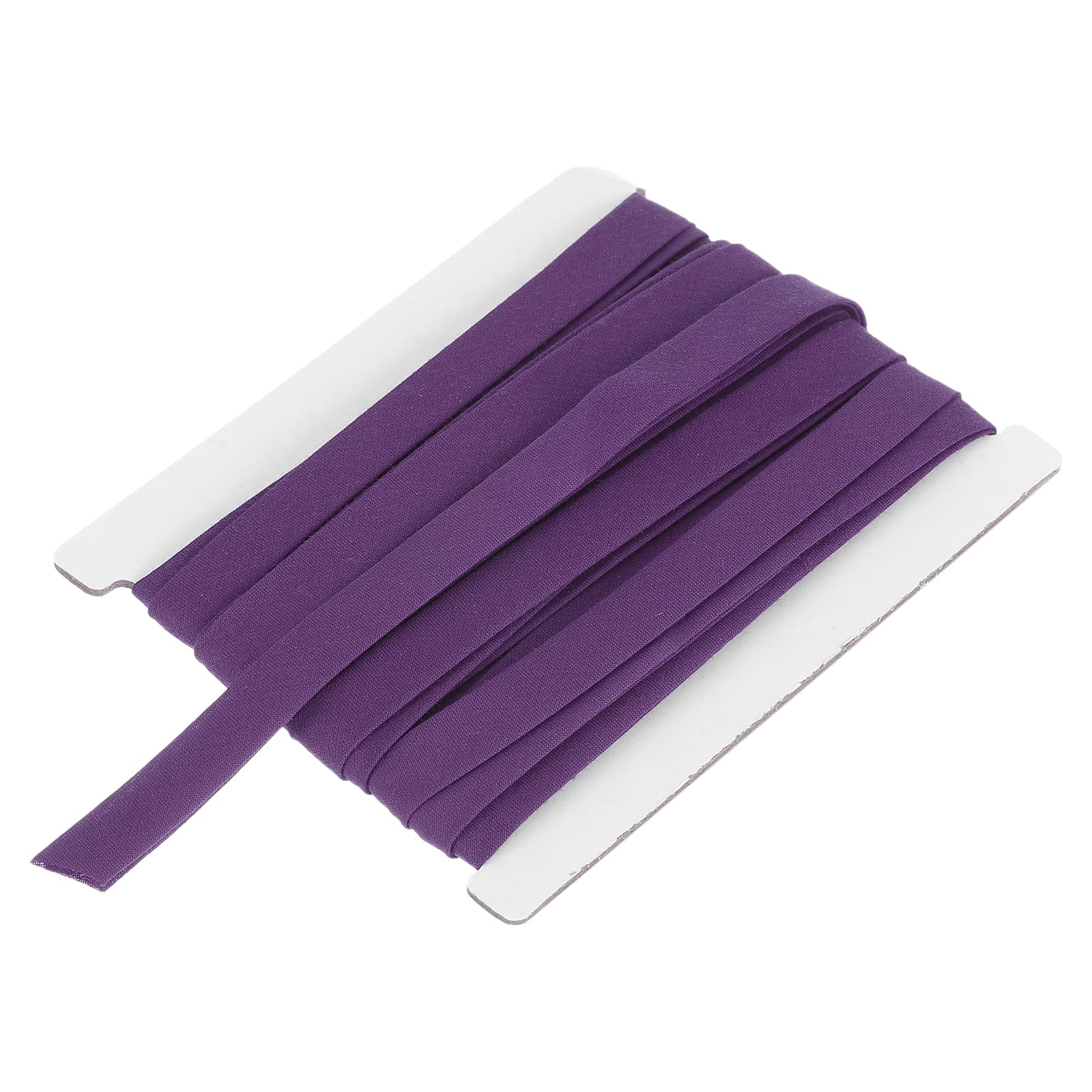 sourcing map 3/8 Inch Double Fold Bias Tape Continuous Bulk Bias Tape for Sewing, Seaming Quilting Hemming Binding Crafts (Dark Purple 6 Yards)
