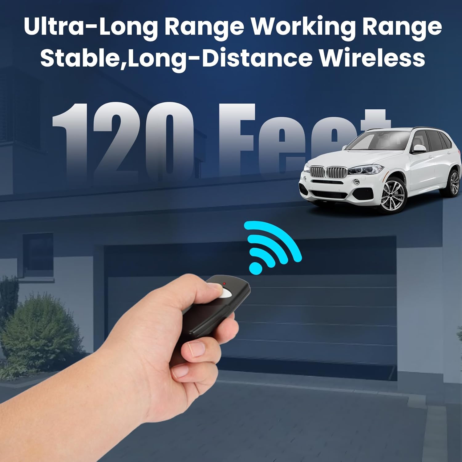 Multi-Code 3089 Garage Gate Remote, 10-DIP Switch, 300MHz - 308911/1089/3070/3060 Remote for Linear Garage Door Openers Gate Control