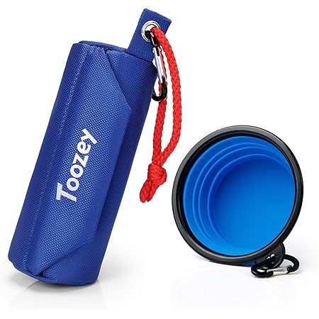 Toozey Futterbeutel Fur Hunde Futterdummy Fur Trocken Nassfutter Hunde Futterbeutel Zum Apportieren Reissverschluss Klettverschluss Bonus Faltbare Hundenapf Karabiner Band Training E Book Amazon De Haustier