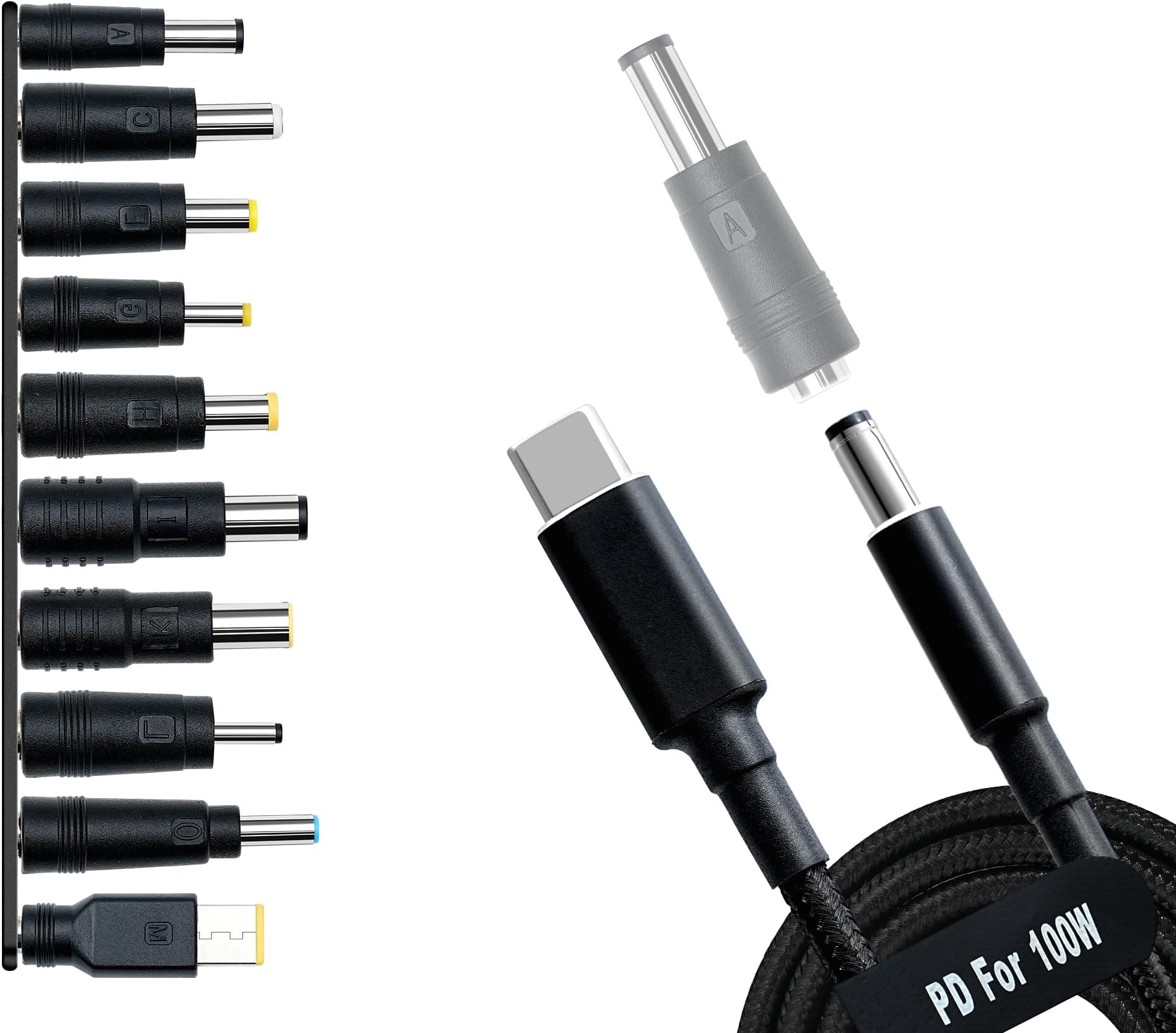 Amazon.com: 6Pcs DC 5.5mm x 2.1mm to USB Adapter, 5V DC 5521 Female to ...