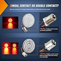 Vista 3 de Nilight Señales de Giro LED, Luces de Freno Traseras y de Marcha de 1157 Contactos Dobles Enchufe y Funciona para Harley Davidson Dyna Sportster