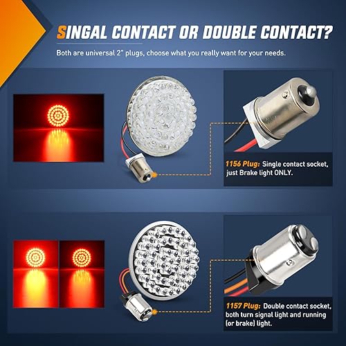 Vista 32 de Nilight Kit de 2 luces traseras para remolque, 40 LED, luces de marcha atrás, luces de marcha atrás, impermeables, para camiones de 10-30 V, RV, 2